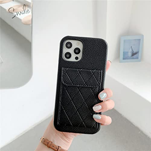 Coque iPhone 11 noire anti-choc avec porte-carte pour ne plus rien perdre