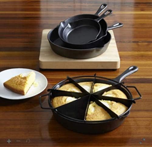 2 Piece Cornbread Set Pre-seasoned Cast Iron