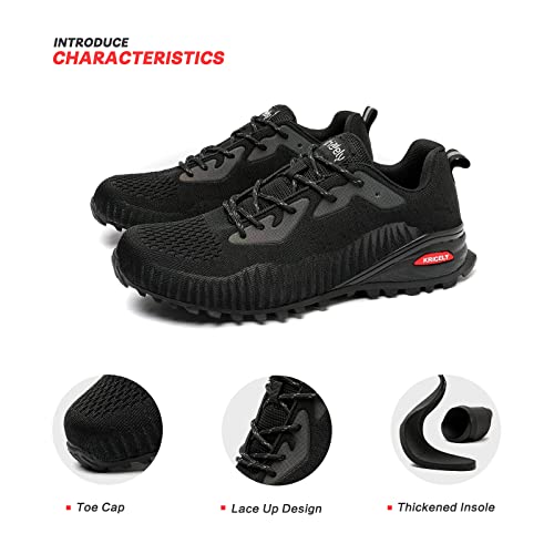 Image of Kricely Mens Walking Running Shoes Lightweight Men's Fashion Sneakers Athletic Tennis Sneaker for Men Cross Training Shoe Outdoor Footwear