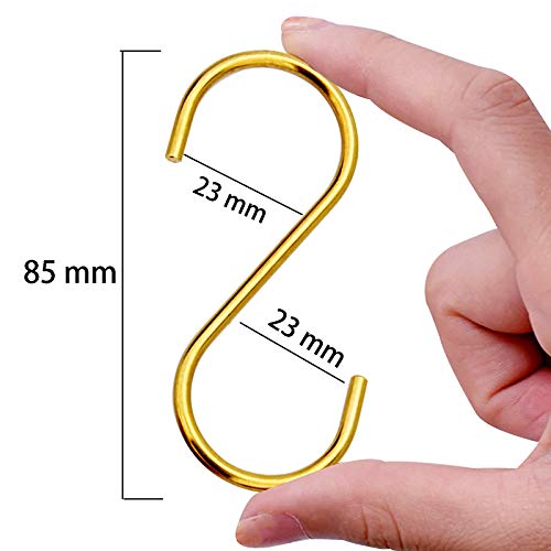 4 Pieces Of S Brass Hook, Metal Hook, Suitable For Closet, Bathroom, Kitchen, Outdoor Flower Basket (Solid) #TOP2