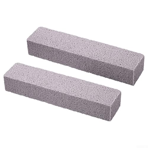 Set di 2 spugne abrasive in pomice, soluzione perfetta per rimuovere l'accumulo di calcare in piscine e macchie difficili da bagno