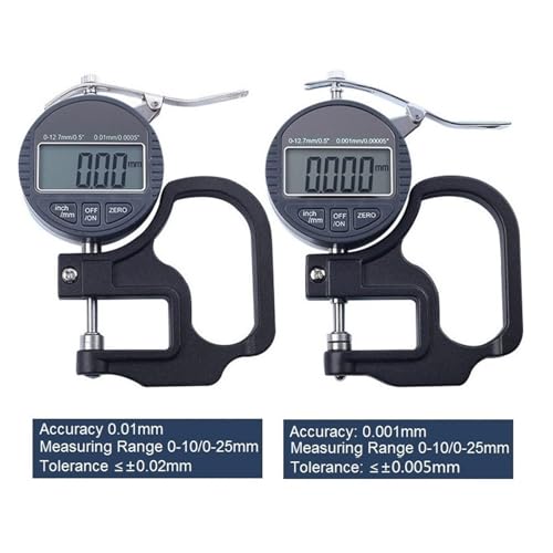 Calibrador digital para medir espesores 0-10mm miniatura 2