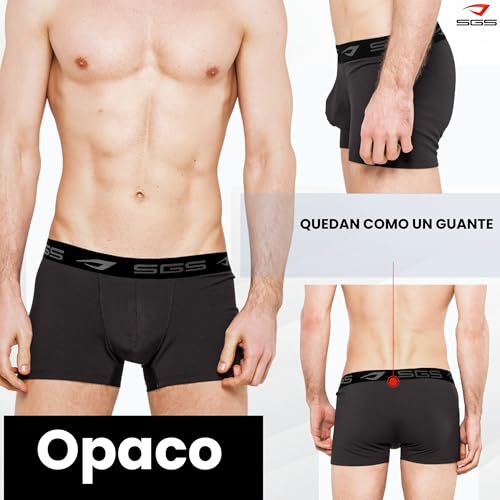 Boxer hombres pack de 6 cómodos para oficina y entrenar 2