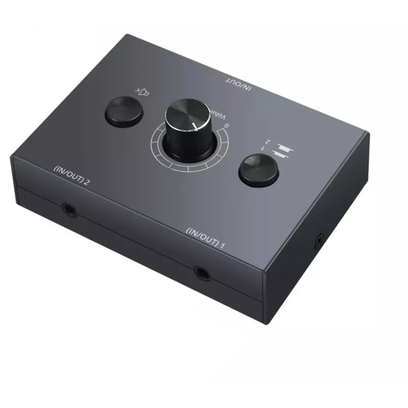 Répartiteur audio 3.5 mm commutateur switch jack bidirectionnel 2 en 1