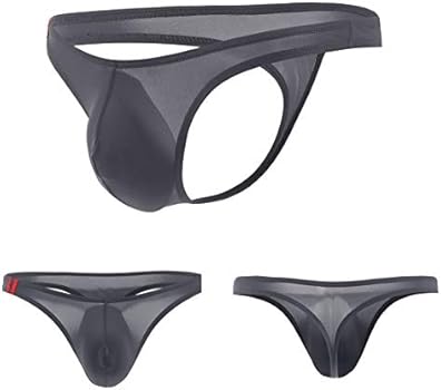 Detwen Strings voor heren, tanga-set, mannen tanga, lichte strings, transparant ondergoed voor mannen, turquoise, L