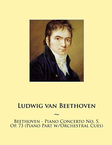 Photo de Beethoven - Piano Concerto No. 5, Op. 73 (Piano Part w/Orchestral Cues)