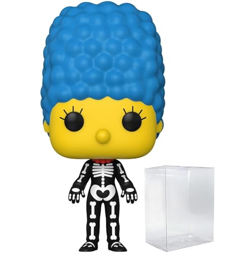 POP Figura de vinilo de The Simpsons: Treehouse of Horror - Skeleton Marge Funko (incluye funda protectora compatible), multicolor, 3.75 pulgadas