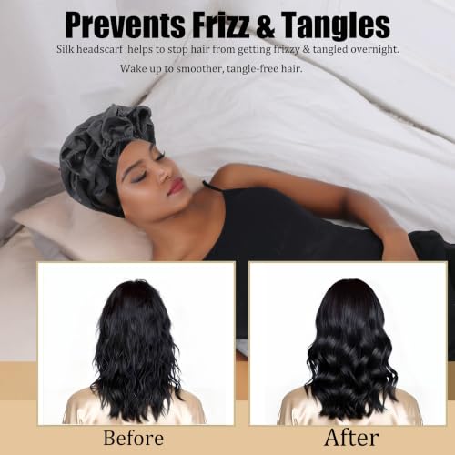 Long Satin Bonnet for Braids Silky Hair Bonnets - Image 4