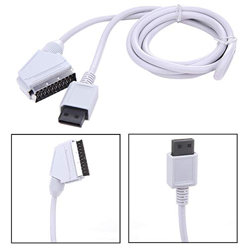 Real RGB Scart Video HD HDTV AV Cord Cable RGB SCART Lead for Nintendo Wii Console Video Game
