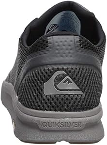 Quiksilver Tênis aquático masculino Amphibian Plus, Cinza/Azul, 13