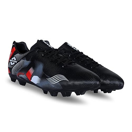 Image of NIVIA Infra Football Shoes for Men /Sports and Soccer /Comfortable and LIGHTWEIGHT /SIZE-04 (Black)