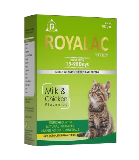 Kitten Weaning Diet – Milk & Chicken Flavoured Nutrient-Rich Formula for Kittens 15-90 Days Enriched with Natural Vitamins, Amino Acids & Minerals 100% Complete Balanced Diet 180g-image-16