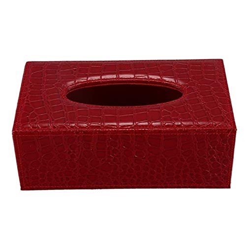 Boîte de papier en cuir PU rectangle pour garder une voiture toujours ordonnée