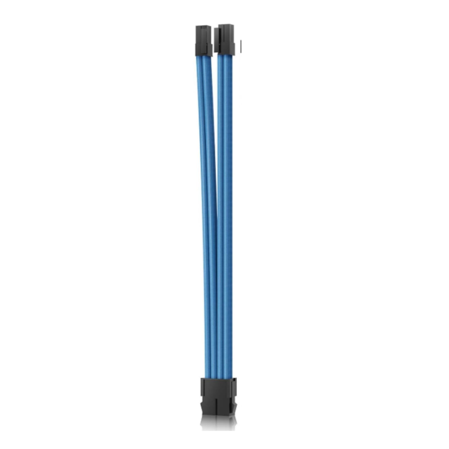AsiaHorse 16AWG Customization Mod Sleeve Extension Cable, 8pin(4+4pin) EPS for CPU Cable, 1 Pack, Blue