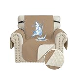 CYCMACO Wasserdicht Sesselhusse rutschfest 1 Sitzer, Heller Kaffee