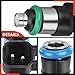 A-Premium Fuel Injectors Compatible with Jeep Grand Cherokee, Liberty & Dodge Ram 1500, Durango, Nitro, Dakota & Ram 1500, Dakota & Mitsubishi Raider, V6 3.7L, Set of 6, Replace# 0280158020