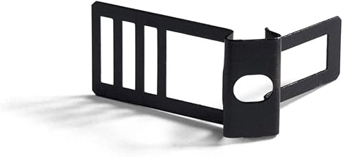 Clip de sujeción de Cable metálico para cordón de 16 mm de diámetro - Negro
