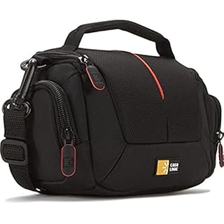 Case Logic DCB305 Compact Camcorder Kit Bag with Interior Dividers and Side Storage Compartments