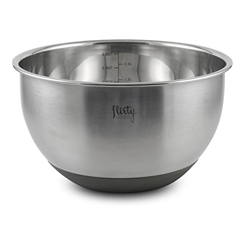 Flirty Kitchens Stainless Mixing Bowl – 3 Qt.