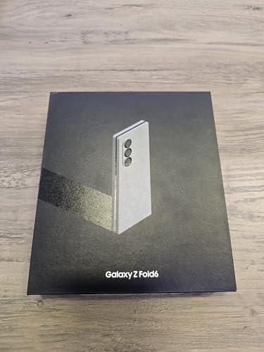 Samsung Galaxy Z Fold 6 (Renewed) (AT&T, Silver Shadow, 256GB)