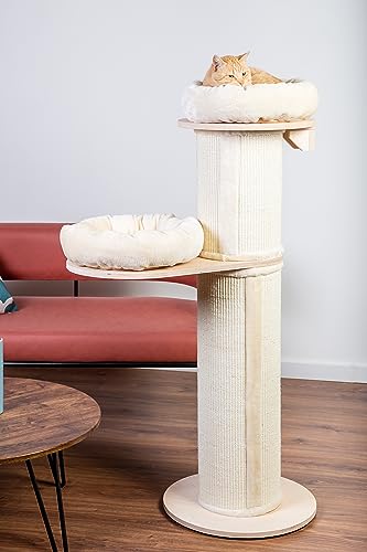 Natural Paradise – Tiragraffi Jasmine | Con fissaggio a parete (L, crema) | Colonna | Altezza: 136 cm