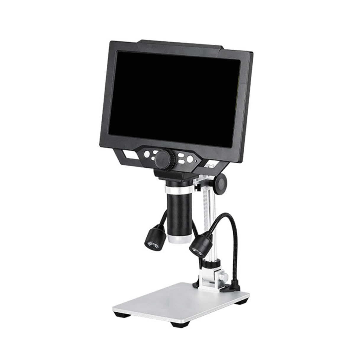 NUOBESTY Microscopio Digital con Pantalla LCD LED para Reparación Electrónica y Observación de Detalles