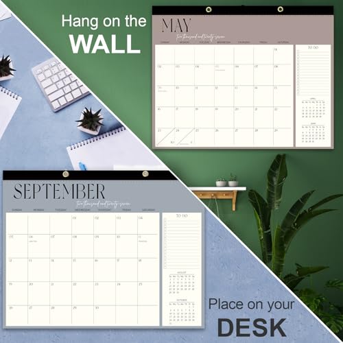 Image of Guasslee Large Desk Calendar 2026-2027, 19-Month Large Hanging Desk /Wall Calendar From 2026 June-2027 December, 17 inch X 22 inch School Year Monthly Planner With Thick Paper For Office Home School Organizing