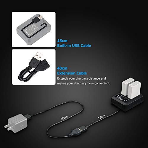 NP-W126-NP-W126S-Battery-Charger-Dual-Charger-Built-in-USB-Cable-for-Fujifilm-X-T30-II-X-S10-X-PRO3-X-Pro2-X-Pro1-X-T30-X-T20-X-T10-X-T3-X-T2-X100V-X100F-X-E4-X-E3-X-E2-X-E1-X-A5-X-A3-X-A2