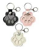 ZEXIJOW 3PCS Caja de Recuerdos Personalizada para Guardar Pelo de Mascotas,Incluye Bolsa de Almacenamiento y Llavero Conmemorativo de Cuero con Forma de Pata de Perro o Gato