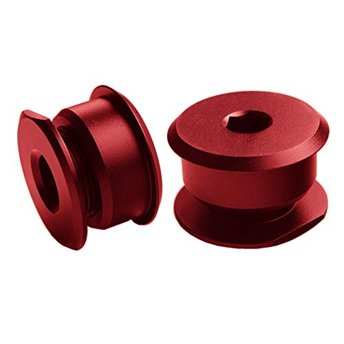 Dewhel Red Jdm Aluminum Manual Shift Cable Bushings Performance Upgrade For Ford Focus St & Rs 2013-Present 6 Speed Manual Transmissions #TOP1