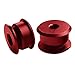 DEWHEL Red JDM Aluminum Manual Shift Cable Bushings Performance Upgrade For Ford FOCUS ST & RS 2013-Present 6 Speed Manual Transmissions
