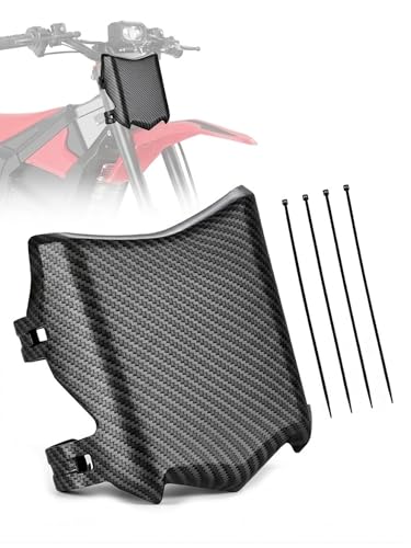 Image of JFG RACING Electric Dirt Bike Universal Number Plate-Carbon Fiber Pattern | flat decal face,front splash plate,for Surron LBX,for Tutti Soleil 01,for Yozma in 10,for Talaria MX3 /4 /5 Pro,for E Ride Pro