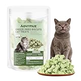 Aovrmuz Crunchy Freeze-Dried Salmon Cat Treats – Natural & Healthy for Cats of All Breeds