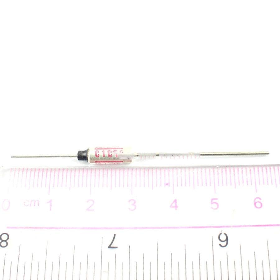Generic 10Pcs Axial Thermal Fuse Cutoff TF 113 Degree SF113E 250V 10A