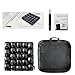 Air Inflatable Mosaic Wheelchair Seat Cushion, for Reducing Skin and Tissue Pressure and Preventing Pressure Sores, Tailbone Pain Relief, Also for Car, Office, Home, Includes Pump, Cover, 17x17 Inch
