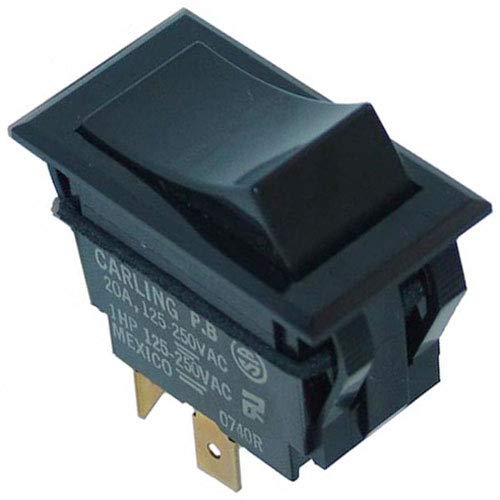 Exact FIT for Carter-Hoffmann TIGA21-6S-BL-NBL Switch, Power - Replacement Part BY MAVRIK