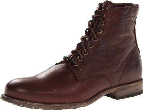 FRYE Men's Tyler Lace-Up BootDark Brown8.5 M US