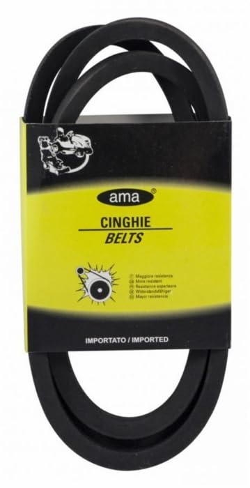 Ama Cinghia Trapezoidale Tipo B93 per Macchine Agricole e da Giardinaggio – Compatibile con Gaspardo 54233093, Gomma Telata, Sviluppo Esterno 2413 mm, Sviluppo Interno 2360 mm