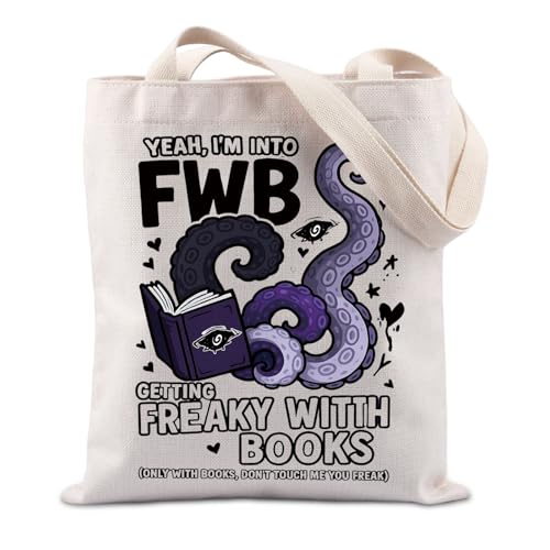 Sac fourre-tout I'm Into FWB tote bag coton pour livre et shopping