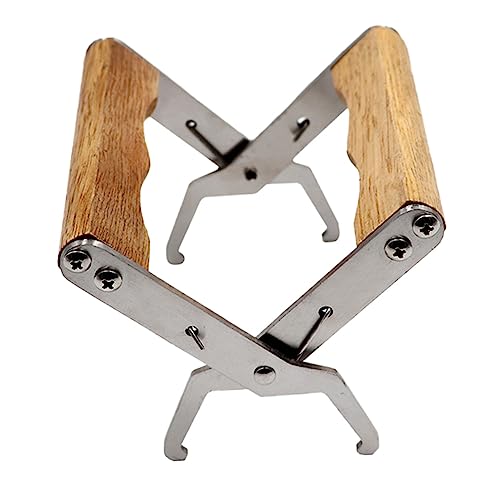 ifundom 1 Pinza Para Levantar El Bazo Pinza Para Panal Pinza Para Marco De Colmena Pinza Para Abejas Soporte Para Marcos De Colmena Pinza Para Marco De Nido Herramienta Plateada