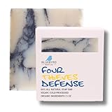 Bluebyrd Soap Defender Soap Bar | Thieves Essential Oil Blend - Natural Defense Cleansing Bar Soap -Body Wash Vegan for Women & Men (Defender)