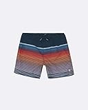 Billabong Jungen Shorts All Day Stripe Boy L, Dusty Blue, 10, S2LB12