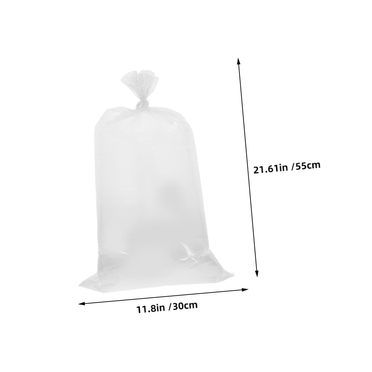 COLLBATH 100pcs Clear Cotton Candy Bags Easy to Use for Sticks Cones for Events and Celebrations Transparent Design for Enticing Display for Cotton Candy and Snack Storage