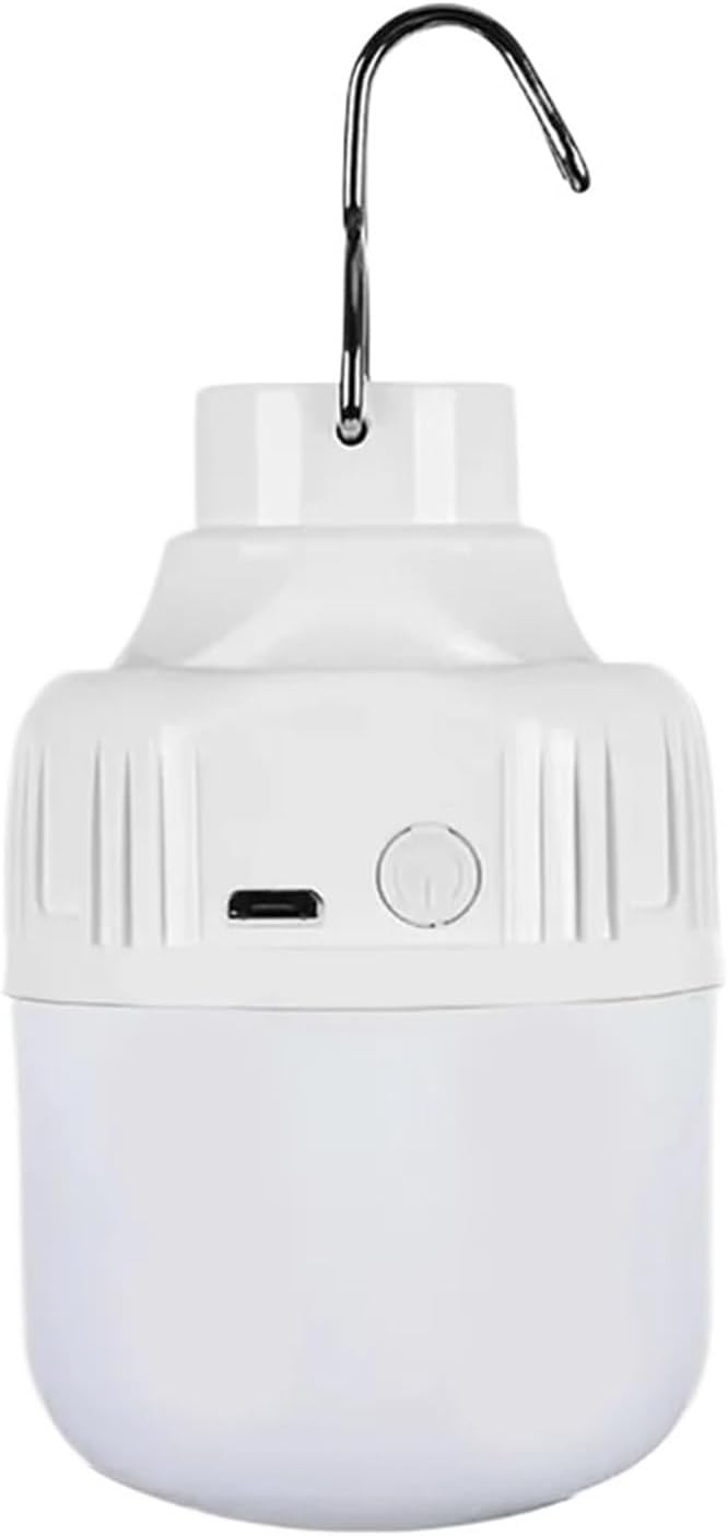 Bright LED Camping Light Rechargeable LED Flashlight Outdoor Portable Lantern with Portable Hook and 3 Lighting Modes