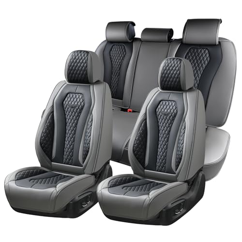 Coverado Car Seat Covers Full Set, Black Seat Covers, Automotive ...