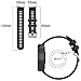 TopPerfekt Band Compatible with Garmin Forerunner 55/158/245, 20mm Soft Silicone Replacement Watch Band Strap Wristband for Garmin Vivoactive 5/6/Forerunner 570 42MM/165/645 music (White)