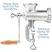 Meat Grinder w Tabletop Clamp & 2 Cutting Disks, Cast Iron Heavy Duty Sausage Maker & Manual Meat Mincer- Homemade Burger Patties, Ground Beef & More, Portable Cooking, Easy to Use, Kitchen Essential