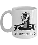11 OZ Premium Keramikbecher. N\\A König der Löwen Simba Lass die Scheiße los Rafiki-Kaffeetasse, lustig, Tasse, Tee, Geschenk für Weihnachten, Vatertag, Weihnachten, Vater, Jahrestag, Muttertag, Papa, HEA