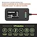 TANKPOW 14.6V LiFePO4 Battery Charger,4A Lithium Battery Chargers,12V Smart LiPO Battery Charger for Cars,Motorcycles,Golf Trolley,UAV,Fishing Boat and Deep Cycle Batteries(ETL Listed)