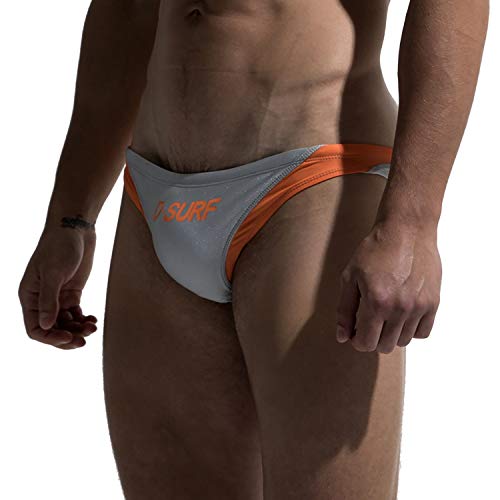 Men's Drawstrings Swimwear Flicker Colorant Match Swimsuit Swim Bikini2